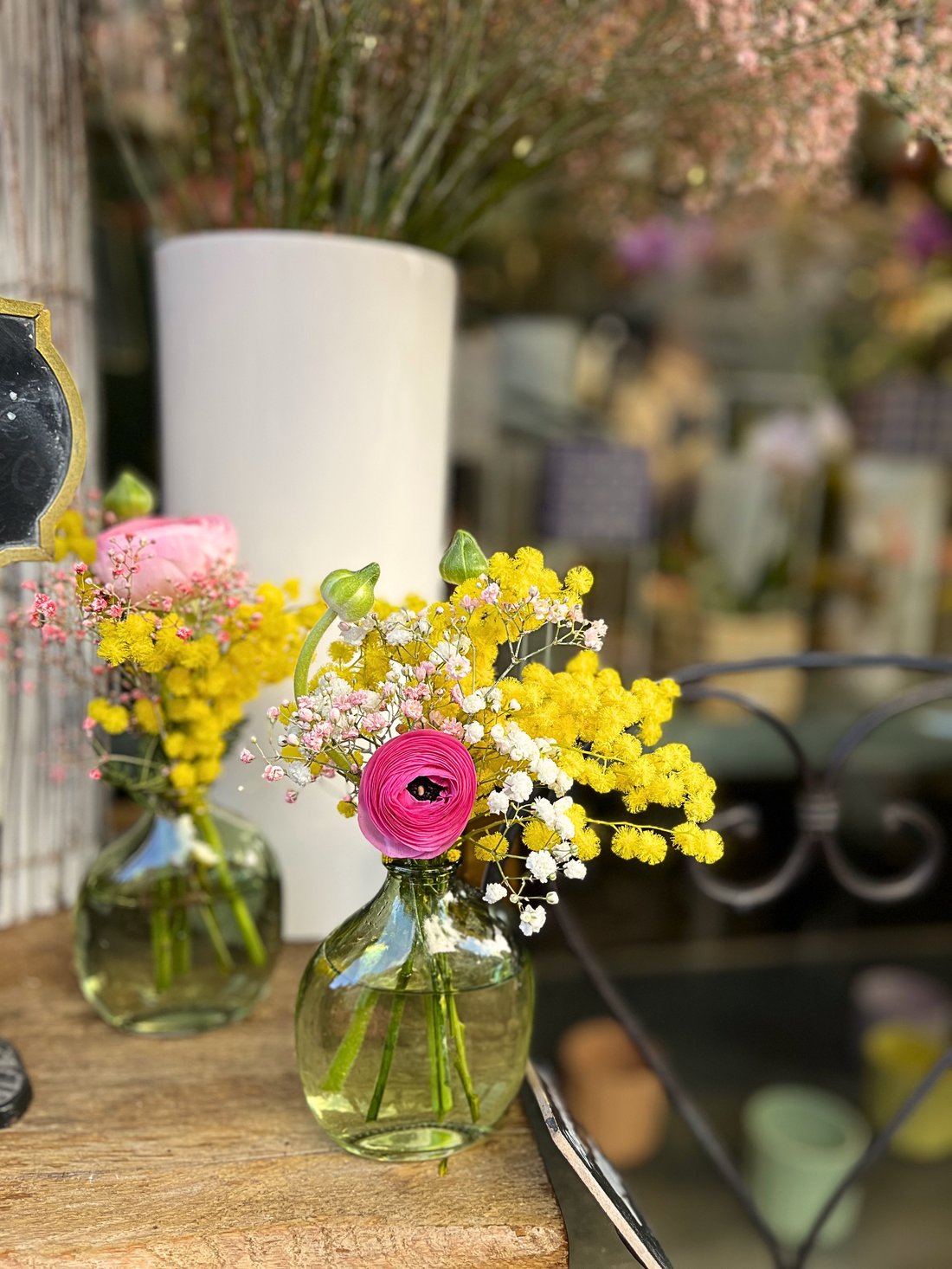 Bouquet de mimosa et fleurs de saison signé Floflow